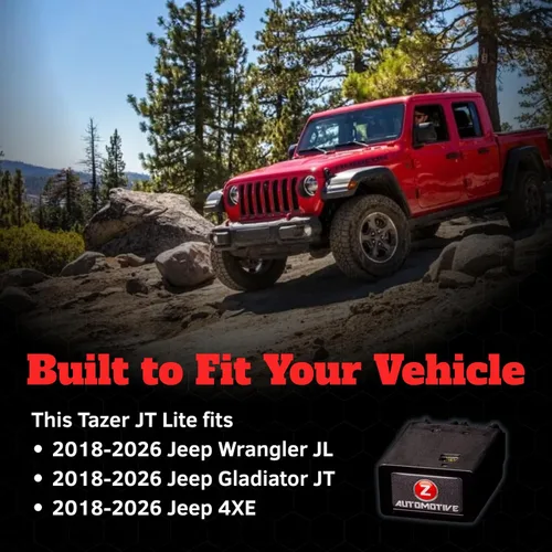 Miniatura 4 de Z Automotive Programador Tazer JL JT Lite Compatible con Jeep Wrangler JL 2020-2024 y Gladiator JT 2018-2024 Cambia el tamaño del neumático
