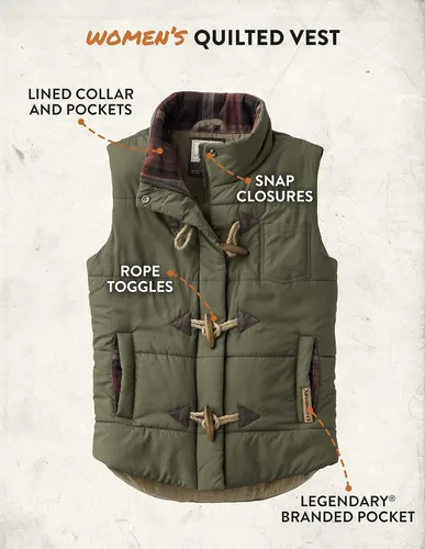 Miniatura 5 de Legendary Whitetails - Chaleco acolchado para mujer