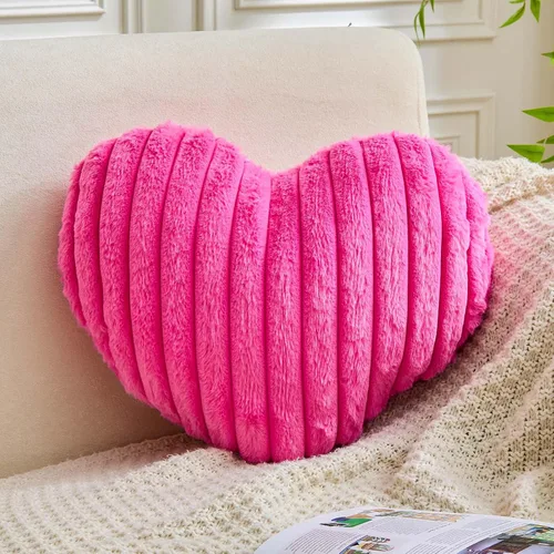 Miniatura 8 de XVTRU Almohadas de corazón verde salvia, bonita almohada decorativa de corazón, almohadas decorativas en forma de corazón para cama, almohadas