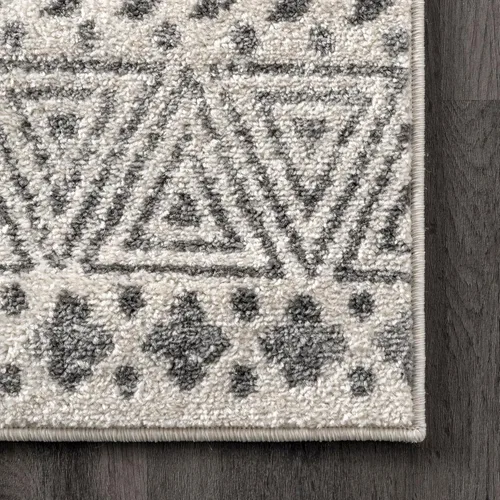 Miniatura 5 de Nuloom Camila - Alfombra de pasillo duradera para dormitorio, sala de estar, comedor, estudio, vestíbulo, entrada, 2 x 6 pies, color blanco