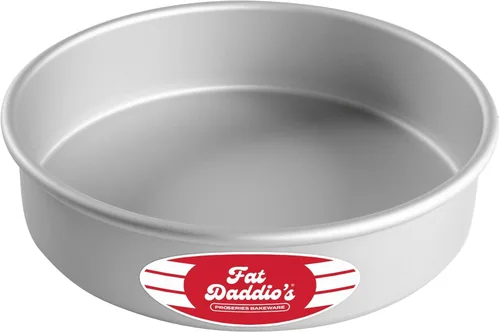 Miniatura 54 de Fat Daddio's PRD-1BOX Moldes Redondos para Pastel Mini Tier de Aluminio Anodizado para Una Caja de Mezcla, Juego de 3, Plateado