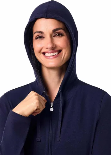 Miniatura 29 de Sudadera con capucha para la costa, de Coolibar, para mujer, UPF 50+, protege del sol