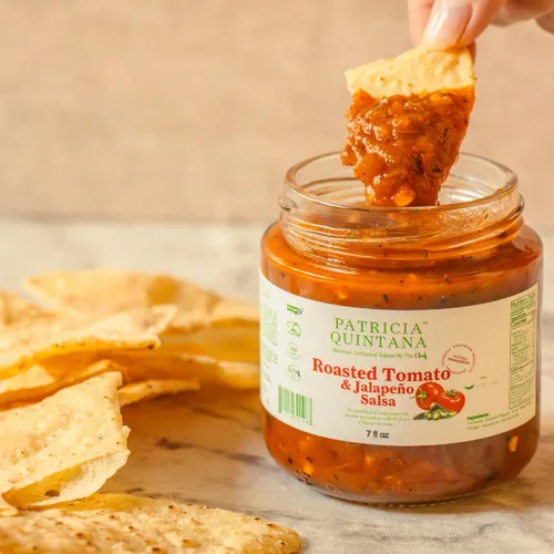 Miniatura 5 de Patricia Quintana Auténtico paquete de muestras de salsa mexicana – Disfruta de tomate asado y salsa jalapeño, salsa jalapeño extra picante, salsa