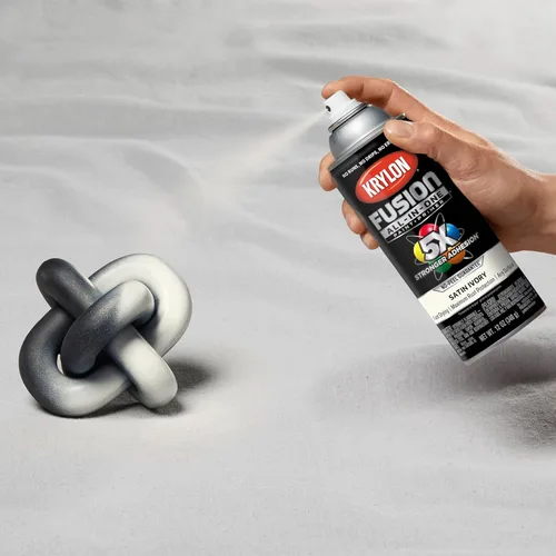Miniatura 352 de Krylon Fusion - Pintura en aerosol adhesiva todo en uno para uso en interiores y exteriores, 12 onzas, aluminio