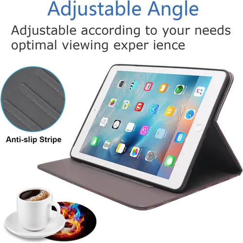 Miniatura 3 de Funda para iPad Mini, funda para iPad Mini 1, 2, 3, 4, 5, funda de piel sintética, funda inteligente con soporte y encendido automático para iPad