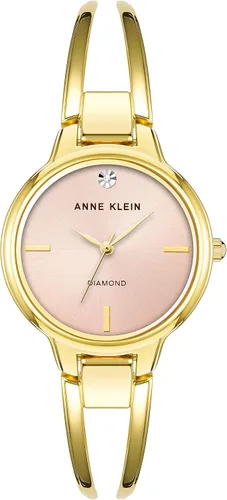 Miniatura 7 de Anne Klein - Reloj de brazalete con esfera de diamante auténtico para mujer