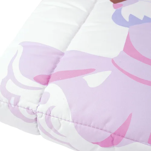 Miniatura 9 de Little Muffincakes Zhara Manta acolchada para niños pequeños, estampado de bailarina y flores, 42.0 x 34.0 pulgadas, 18 meses en adelante, rosa