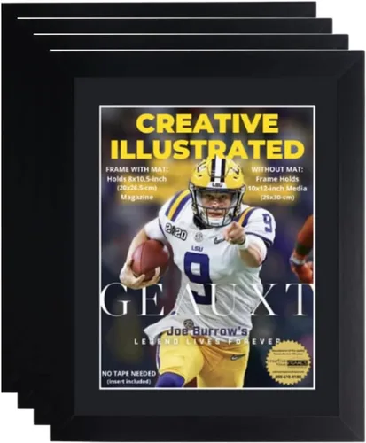 Miniatura 20 de Creative Picture Frames - Marco de fotos para revistas Sports Illustrated, de 8 x 10.5 pulgadas, adecuado para ediciones de coleccionista