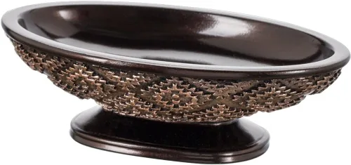 Miniatura 8 de Creative Scents Dublin Brown - Juego completo de accesorios de baño de 4 piezas, juego de accesorios de baño de lujo, dispensador de jabón