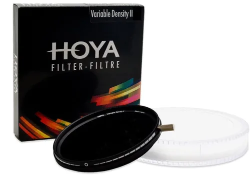 Hoya Filtro ND variable II de 2.047 in - Filtro de lente de cámara de densidad de 1.5 a 9 paradas (ND3-400) - Vidrio óptico multicapa y marco fino