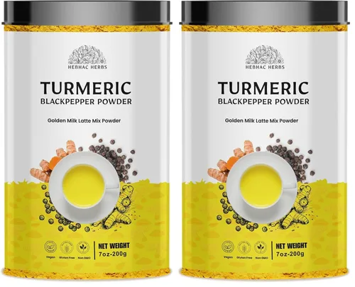 Miniatura 10 de Polvo de curcumina de cúrcuma con pimienta negra, mezcla de leche de cúrcuma con curcumina de cúrcuma, pimienta negra, mezcla de bebida instantánea