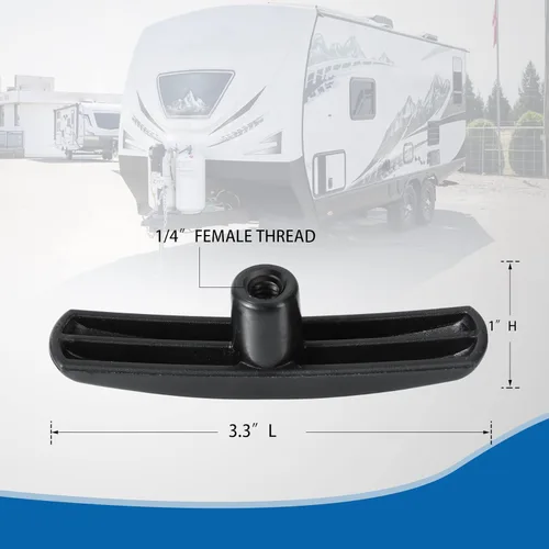 Miniatura 4 de Manijas de Válvula de Alcantarillado para RV de Repuesto que se Ajustan a Válvulas de Tanque Negro de RV de 1 1/2", 2" y 3" Compatible