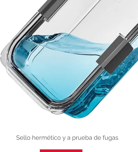 Miniatura 5 de Rubbermaid Brilliance - Juego de 44 unidades de recipientes para almacenar alimentos sin BPA, herméticos y a prueba de fugas, con tapas