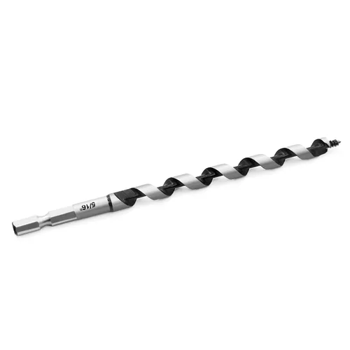 Miniatura 8 de Broca de taladro de 1-1/2 pulgadas x 12 pulgadas de largo para madera, vástago hexagonal, para madera blanda y dura, plástico, paneles de yeso