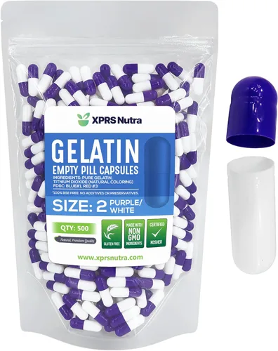 Miniatura 10 de XPRS Nutra Cápsulas vacías de tamaño 2 – 100 cápsulas vacías de gelatina – Pastillas de relleno de cápsulas de bricolaje – Cápsulas de gel de Multi