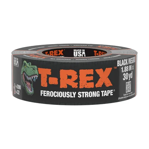 Miniatura 12 de T-REX Cinta adhesiva extra ancha con respaldo resistente a los rayos UV y resistente al agua para reparaciones ferozmente fuertes, 2.83 pulgadas x