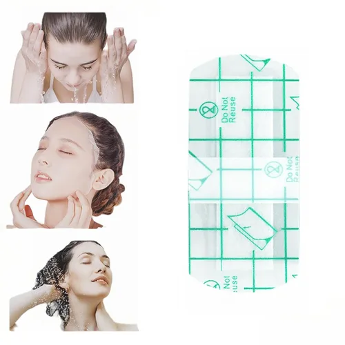 Miniatura 6 de Hipifans Protector de ojos de plástico desechable para protección de tatuajes de cejas, 40 unids/set cinta protectora impermeable pasta de cuidado