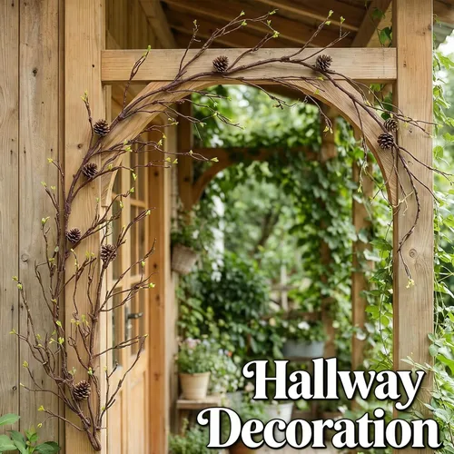 Miniatura 4 de Ramas de árbol de flores artificiales grandes y flexibles de 118 pulgadas, ramitas de cerezo, tronco de madera de hiedra, plantas colgantes falsas