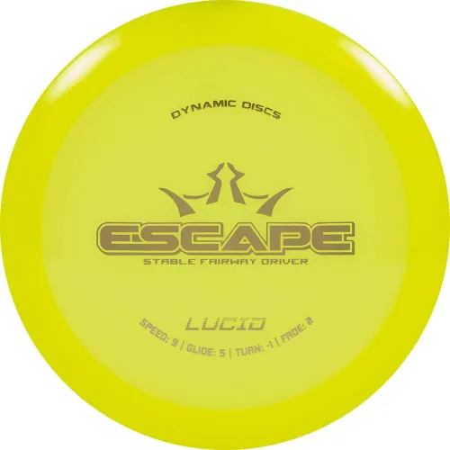 Miniatura 4 de Discos dinámicos Lucid Escape Disc Golf Driver Disco de golf estable Fairway Frisbee 6.00 oz Plus El color del sello puede variar Rosado
