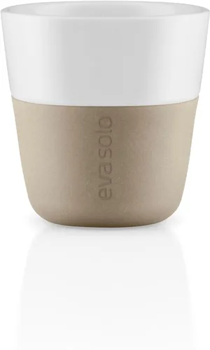 Miniatura 17 de Eva Solo 2 Tazas Tumbler de Espresso Tazas de Café Tumbler de Porcelana de 3 oz con Agarre Recubierto de Silicona Diseño Danés, Funcionalidad