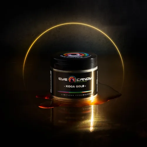 Miniatura 5 de Eye Candy Pigments Premium - Polvo de mica Koga Gold (0.88 oz), para epoxi, resina, jabón, pintura, carpintería, vertido acrílico, bombas de baño