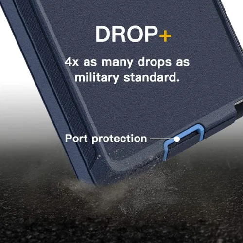 Miniatura 4 de AICase para Galaxy S22 Ultra con protector de pantalla, funda resistente a caídas con protección completa, cuerpo completo, robusta, a prueba
