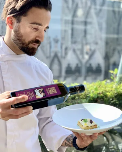 Miniatura 6 de Pruneti Leccino Aceite de oliva virgen extra orgánico de Toscana - Aceite de oliva italiano ganador del premio Oro 2026 de Italia - 400+ mg/kg
