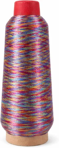 Miniatura 35 de Mandala Crafts Juego de hilo de bordado dorado antiguo metálico – 3281 yardas de hilo dorado antiguo para máquina de coser a mano, aguja de punto