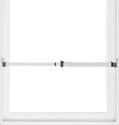 Miniatura 10 de SecurityMan Barra de seguridad para ventana, fácil de instalar para ventanas horizontales/verticales, barra de bloqueo de ventana ajustable