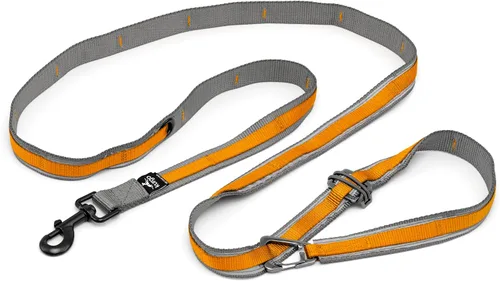 Kurgo Correa cuántica de 6 en 1, correa para perros manos libres, cinturón de correr, estilo bandolera y cinturón de cintura, reflectante, clip de