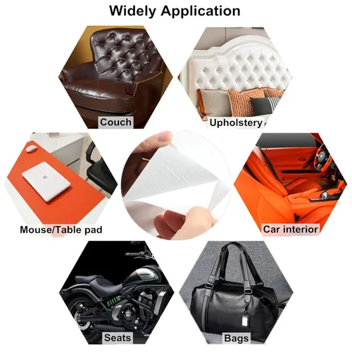 Miniatura 4 de ILOFRI Cinta autoadhesiva de reparación de cuero de 3 x 60 pulgadas, kit de reparación de vinilo y cuero para sofás, muebles, asiento de automóvil