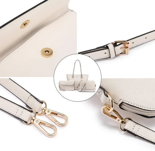 Miniatura 5 de LOVEVOOK Monederos para mujer, juego de bolsos de mano, bolso de hombro, bolso de mano con asa superior, bolsas