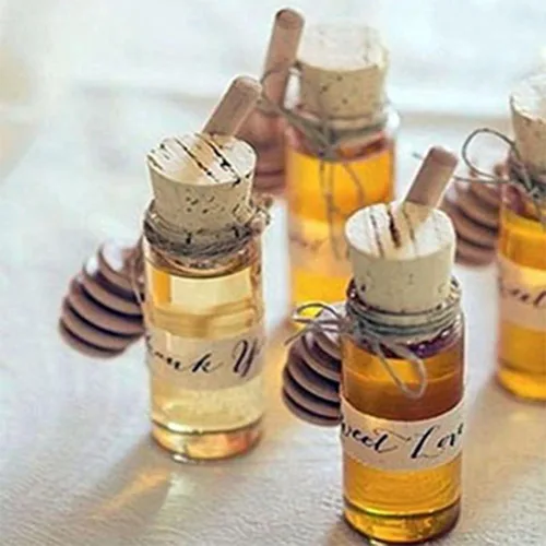 Miniatura 5 de Palito de Madera para Miel, Recolectar, Dispensar, Rociar Mermelada, Portátil, Boda Fiesta (3.1 in/8cm, 30)