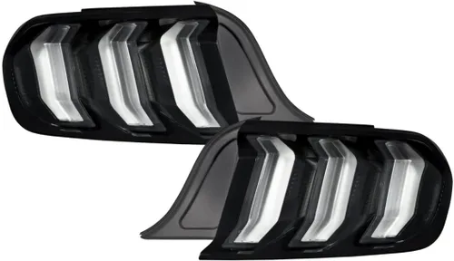 Form Lighting Luces traseras LED secuenciales compatibles con Ford Mustang 2015-2023 (par), ahumadas Ahumado