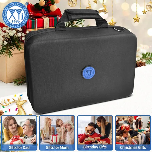 Miniatura 6 de XYJ Bolsa para cuchillos de 26 ranuras, estuche de transporte de tela Oxford, estuche de almacenamiento profesional para cuchillos de chef