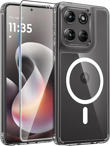 Miniatura 327 de FNTCASE - Funda para iPhone 16 Pro: magnética, mate, translúcida, de grado militar, protectora contra caídas, resistente, fina, duradera y a prueba