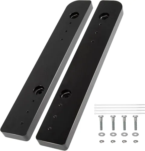 Miniatura 8 de Kit extensor de equipaje ajustable de 1 a 3 pulgadas, placa de montaje compatible con Harley Touring Electra Glides Road Glides Road Kings Street