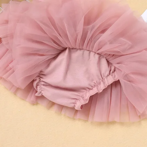Miniatura 6 de IMEKIS Traje bohemio para bebé niña de 1er 2 cumpleaños + falda tutú + diadema de manga larga para sesión de fotos