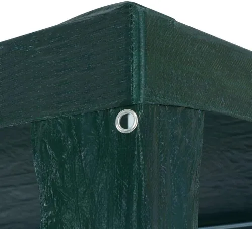 Miniatura 5 de vidaXL Partytent - Toldo duradero para exteriores, material de polietileno resistente al agua, marco de acero resistente al óxido, color antracita