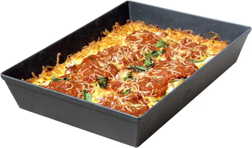 Miniatura 2 de Lloyd Pans Kitchenware Molde para pizza estilo Detroit de 8 pulgadas por 10 pulgadas - PSTK