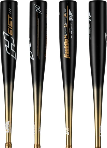 Miniatura 9 de Franklin Sports Bate de béisbol juvenil – Heist Bates de béisbol para niños de 8 a 12 años – Barril grande de 2 5/8 pulgadas Bate de metal para Negro