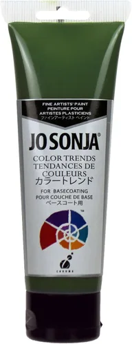 Miniatura 14 de Jo Sonja Colores de fondo – Botella de 6 oz de acrílico de flujo mate – Deep Pond color fantasía (Deep Pond)