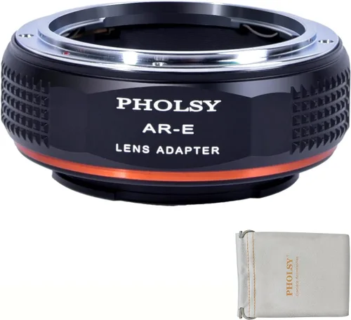 Miniatura 15 de PHOLSY Adaptador de Lente de Enfoque Manual Compatible con Lentes Canon EOS EF a Cámara de Montura E Compatible con Sony a1 a9ii a7S iii/ii, a7R