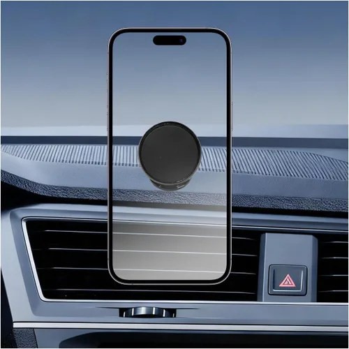 Soporte magnético para teléfono para tablero de automóvil, soporte de teléfono celular ajustable en 360°, soporte universal estable antideslizante