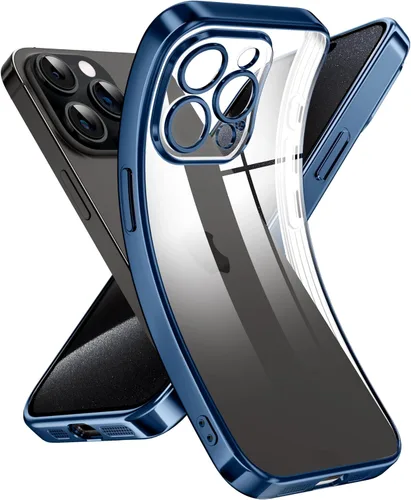 Miniatura 32 de Supdeal Funda transparente para iPhone 13 Pro, no amarillea, protección de cámara, probada en caídas de grado militar, transparente, a prueba