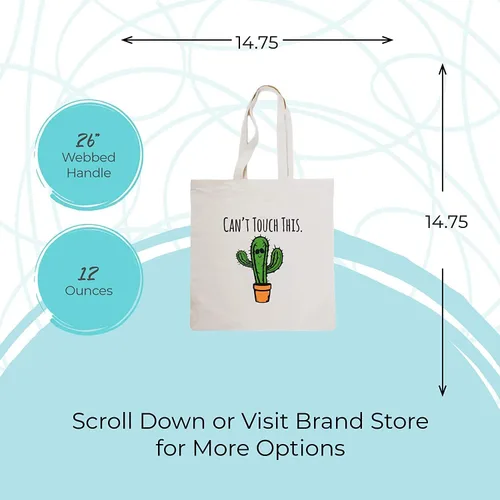 Miniatura 28 de Moonlight Makers 100% Cotton Canvas, Natural Tote Bag, Full-Color Tote, Funny Design - Beverage