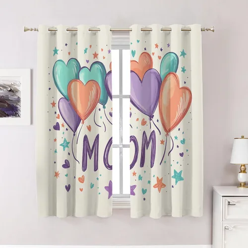Miniatura 62 de Cortinas opacas de poliéster multicapa para cafetería, con diseño de diamantes, 2 unidades, 26 x 24 pulgadas