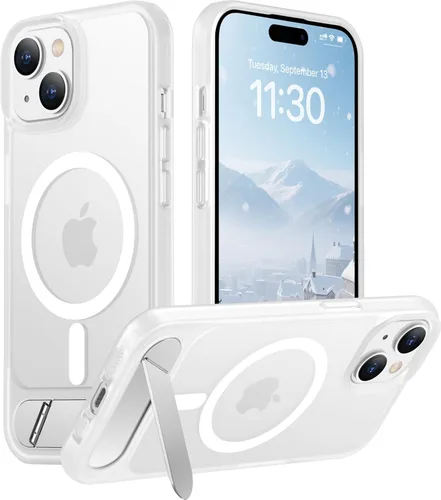 Miniatura 31 de Funda para iPhone 11 con compatibilidad magnética, [Soporte invisible incorporado][Compatible con MagSafe]