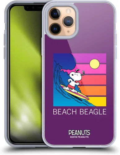 Miniatura 157 de Head Case Designs Peanuts Tropical Surf Snoopy Aloha Disco Gel Funda con licencia oficial [protección de grado militar] compatible con Apple iPhone