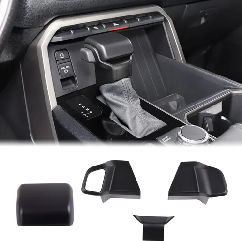 Miniatura 10 de Aunginsy Cubierta de freno de mano para palanca de cambios de automóvil, compatible con Toyota Tundra 2022+, Sequoia 2023+ y Tacoma 2024+, perilla